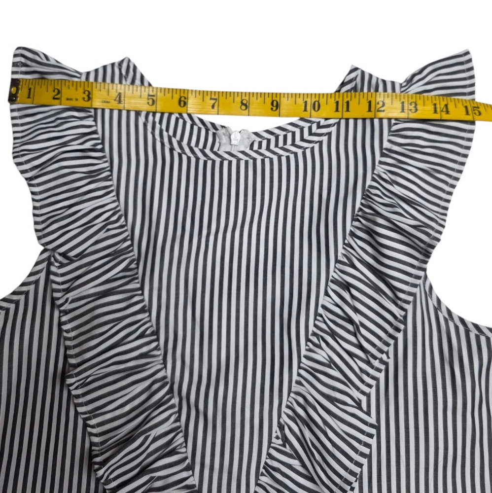Striped Ruffle Dress - Picture 14 of 16
